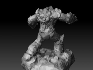 golem 3D प्रिंट मॉडल