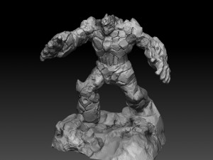golem 3D प्रिंट मॉडल