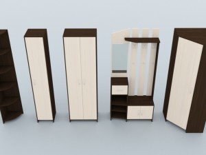 furniture in the hallway Modèle 3D