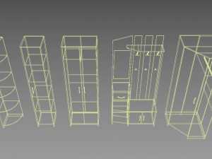 furniture in the hallway Modèle 3D