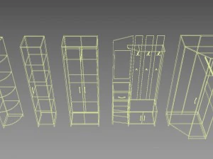 furniture in the hallway 3D Model