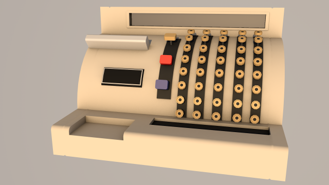 cash desk 3Dモデル .c4d .max .obj .3ds .fbx .stl .blend 