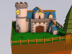 Schloss 3D Modell