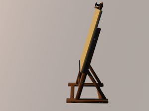 easel Modello 3D