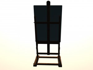 easel Modello 3D