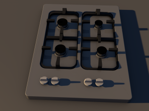 hob Model 3D