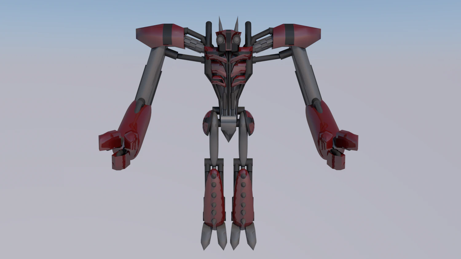 robot 3D Model .c4d .max .obj .3ds .fbx .stl .blend 