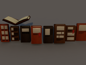 books 3D Model