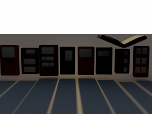 books 3D 模型