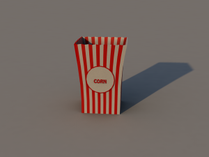 popcorn 3D Model