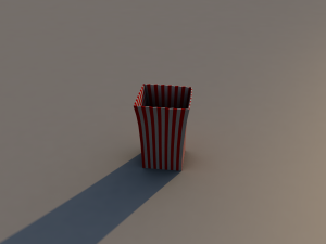 popcorn Modelo 3D