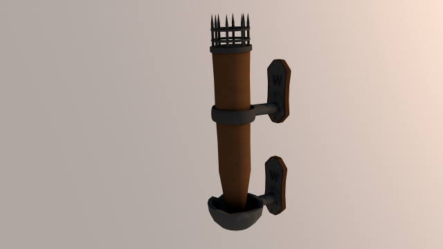 torch Model 3D .c4d .max .obj .3ds .fbx .stl .blend 