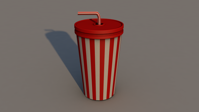 large cup Modelo 3D .c4d .max .obj .3ds .fbx .stl .blend 
