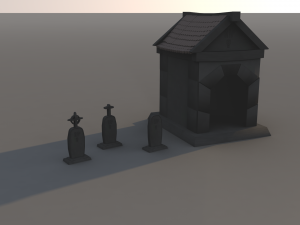tombstone 3D Model