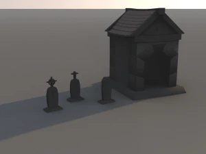 надгробие 3D Модель