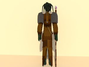 chall adam 3Dモデル