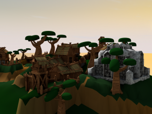 village 3D Model