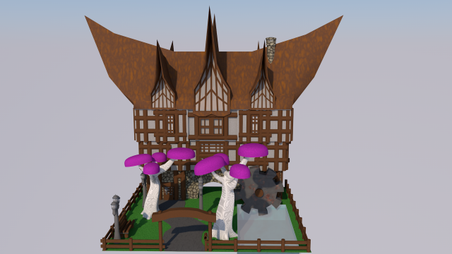 house 3D-Modell .c4d .max .obj .3ds .fbx .stl .blend 