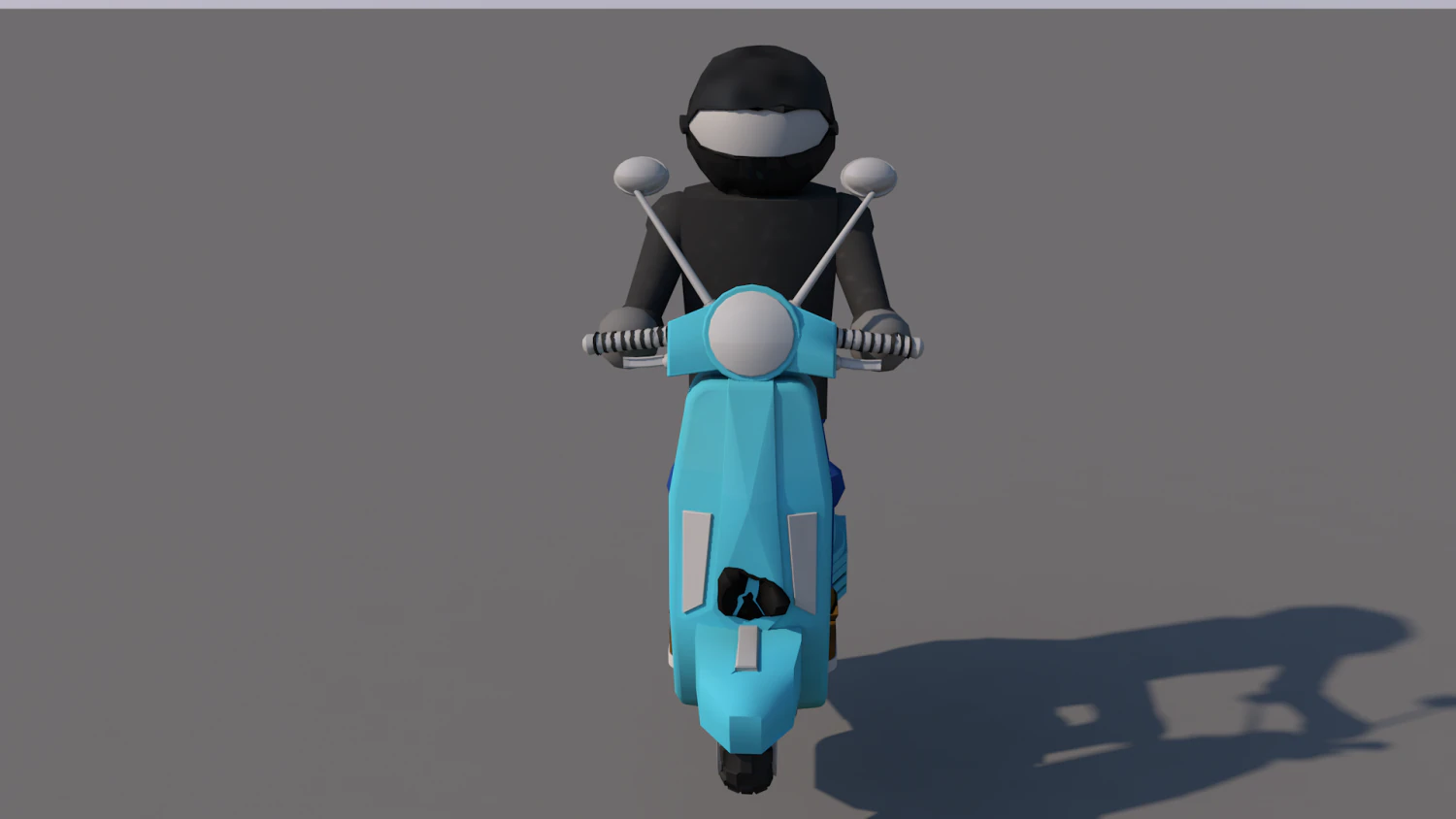 moped 3D Model .c4d .max .obj .3ds .fbx .stl .blend