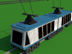 tram 3Dモデル