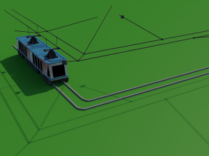 tram 3Dモデル
