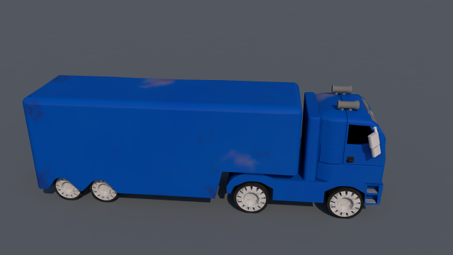 truck Modelo 3D .c4d .max .obj .3ds .fbx .stl .blend 