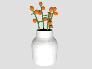 फूल 3D मॉडल