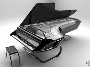 piano design 3D Model