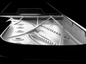 Piano design Modèle 3D