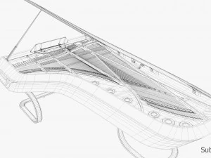 Piano design 3D Model