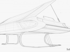 Piano design Modèle 3D