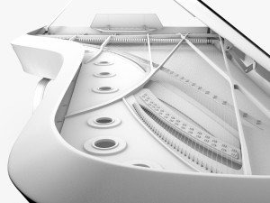 Piano design Modèle 3D