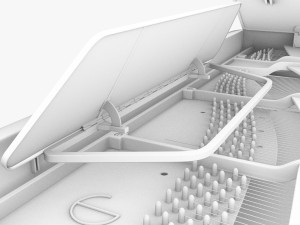 Piano design Modèle 3D