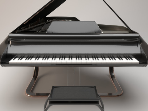 Piano design Modèle 3D