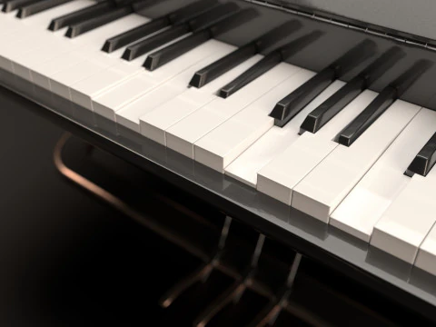 Piano design 3D Model
