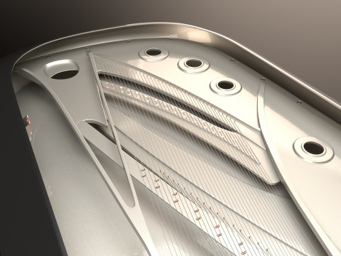 Piano design Modèle 3D