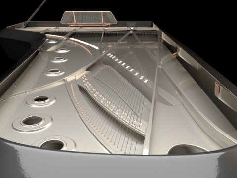 Piano design Modèle 3D