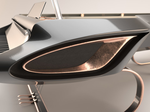 Piano design Modèle 3D