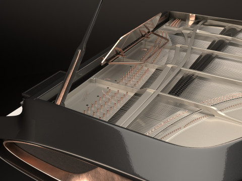 Piano design Modèle 3D