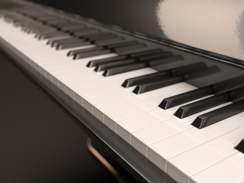 Piano design Modèle 3D