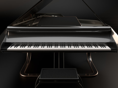 Piano design Modèle 3D