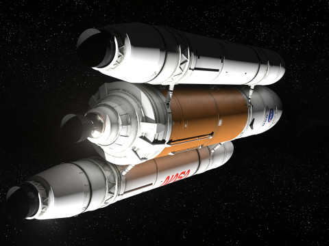 Rocket spaceship Modelo 3D