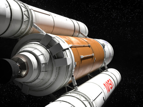 Rocket spaceship Model 3D