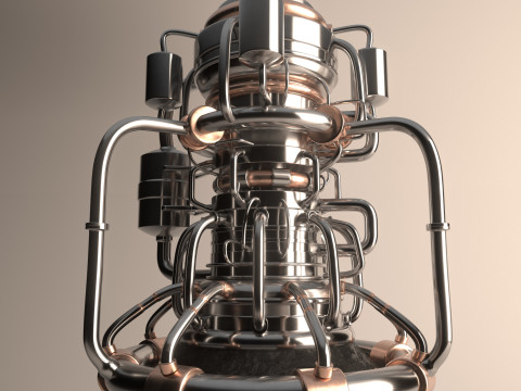 Rocket spaceship Model 3D