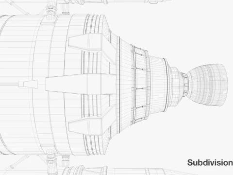 Nave espacial Modelo 3D