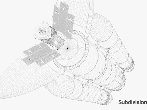 Nave espacial Modelo 3D