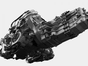 Bugatti chiron engine Model 3D