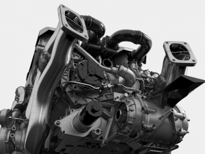 Bugatti chiron engine Model 3D