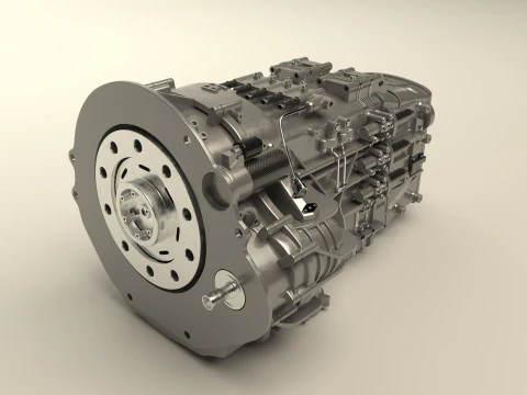 Motor Bugatti Chiron Modelo 3D