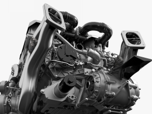 Bugatti chiron engine Model 3D